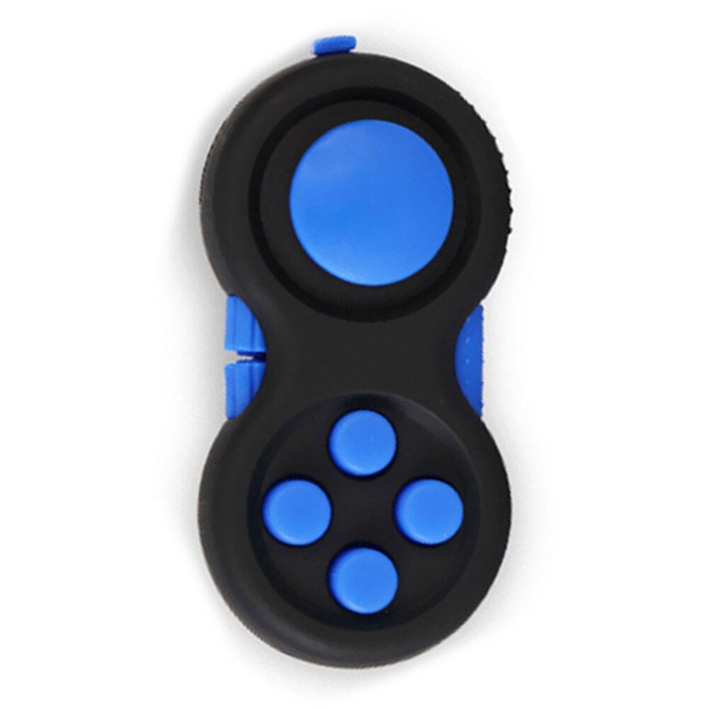 Children Game Handle Toy Plastic Reliever Stress Hand Fidget Pad Key mobile phone accessories Decompression Anxiety Therapy: F