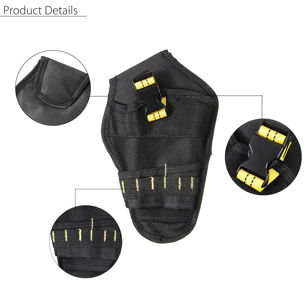 Portable électricien outil taille ceinture pochette sac Impact pilote perceuse Holster électrique sans fil perceuse support taille outil sac