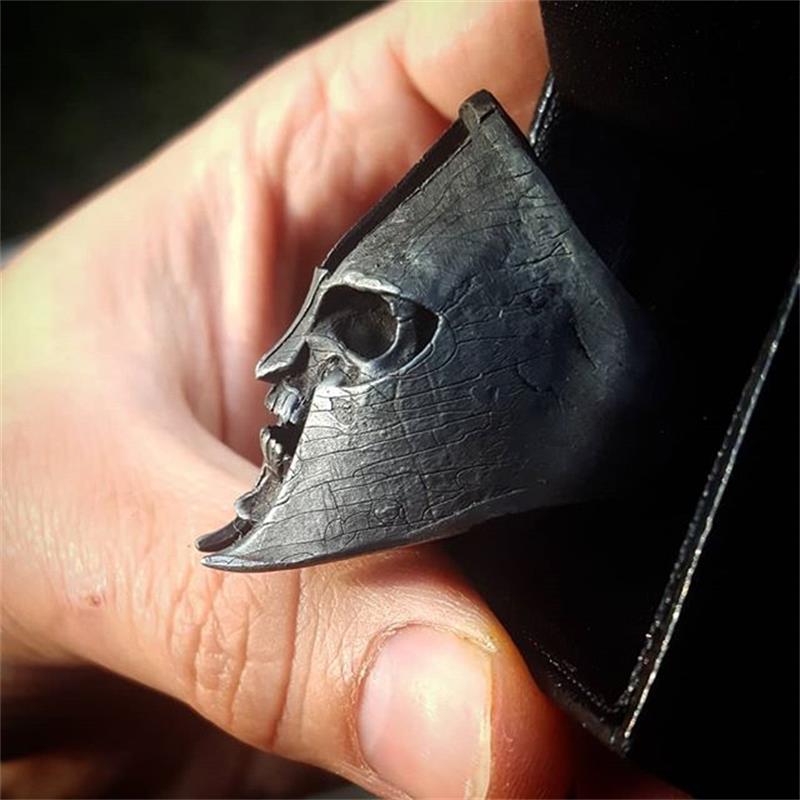 Eyhimd classic herre sort 316l rustfrit stål ring sparta hjelm ring warrior ringe til mænd mandlige punk biker smykker
