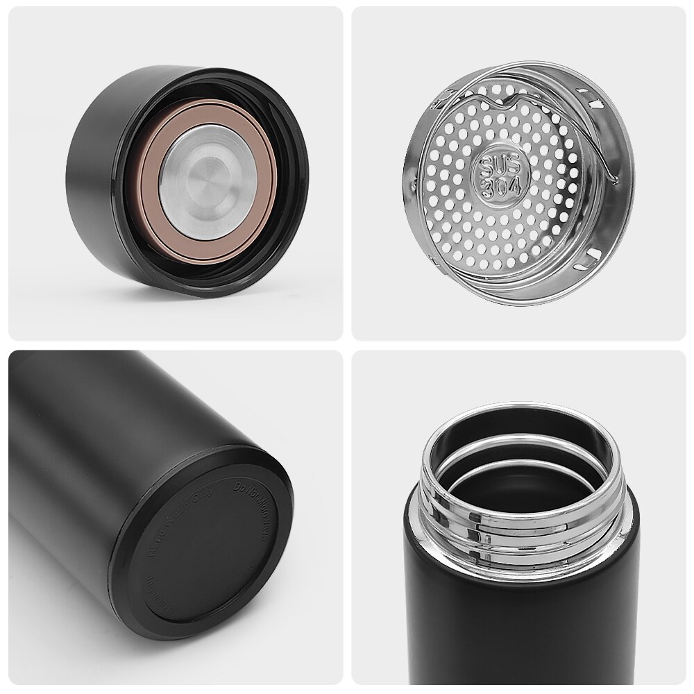 500ML Intelligent temperature display stainless steel vacuum flask Car Coffee Mug Tea Mug Men's and Women's