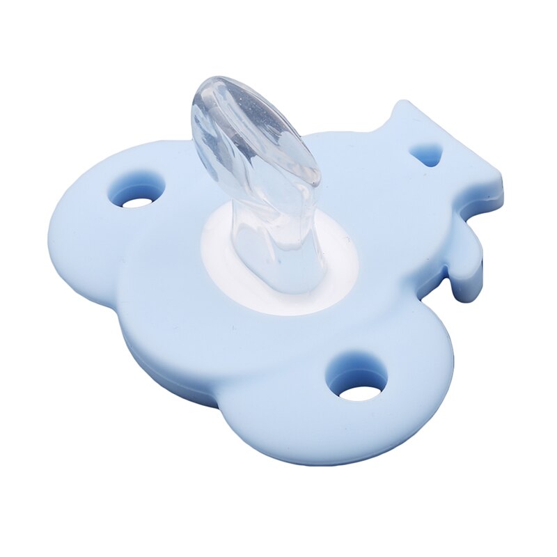 Rosa/blu in silicone A Forma di Elefante Del bambino Ciuccio Tettarelle da biberon Ortodontico Appena nato Alimentazione infantile Giocattoli per Bambini Ciuccio