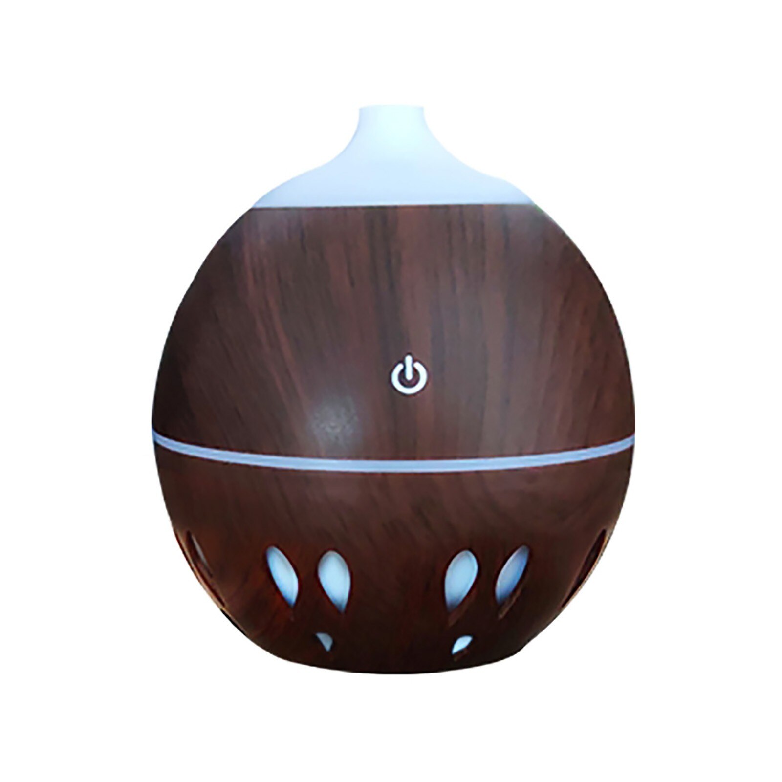 4# Electric Humidifier Essential Aroma Oil Diffuser Ultrasonic Wood Grain Air Humidifier Usb Mini Mist Maker Led Light For Home