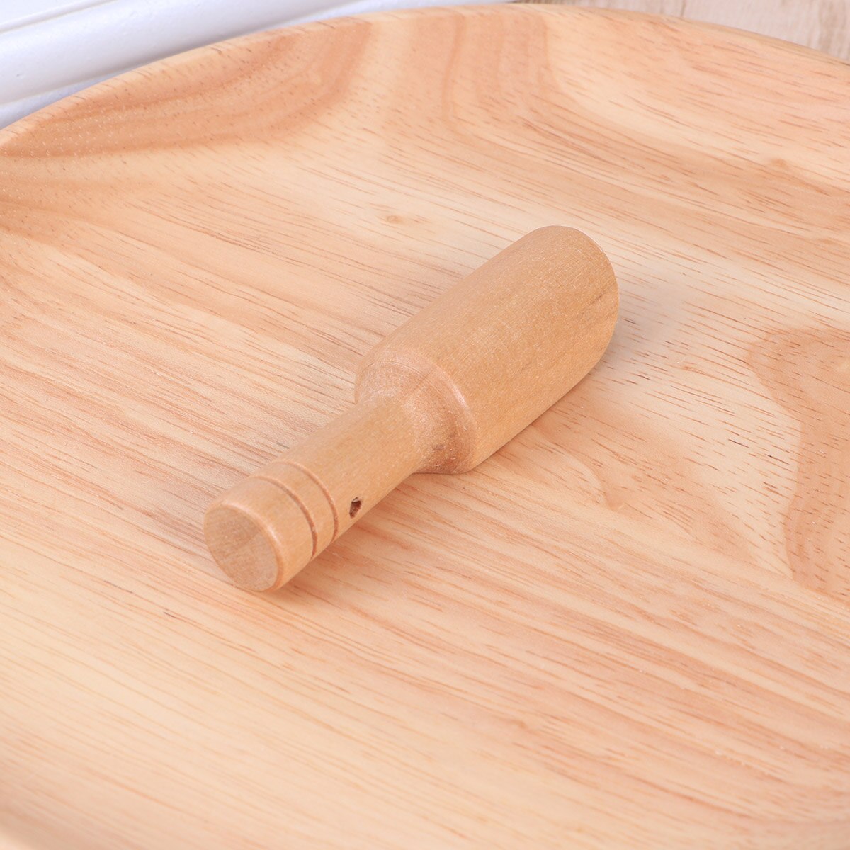 3pcs Mini Wooden Scoops Bath Salt Spoon Candy Flour Spoon Scoops Kitchen Utensils - 2.4x7.8cm