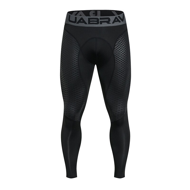 Mallas de baloncesto para correr para hombre, mallas de compresión para Fitness, ropa deportiva gimnasio, pantalones de entrenamiento ajustados, pantalón de chándal, pantalón largo para hombre: Black / M