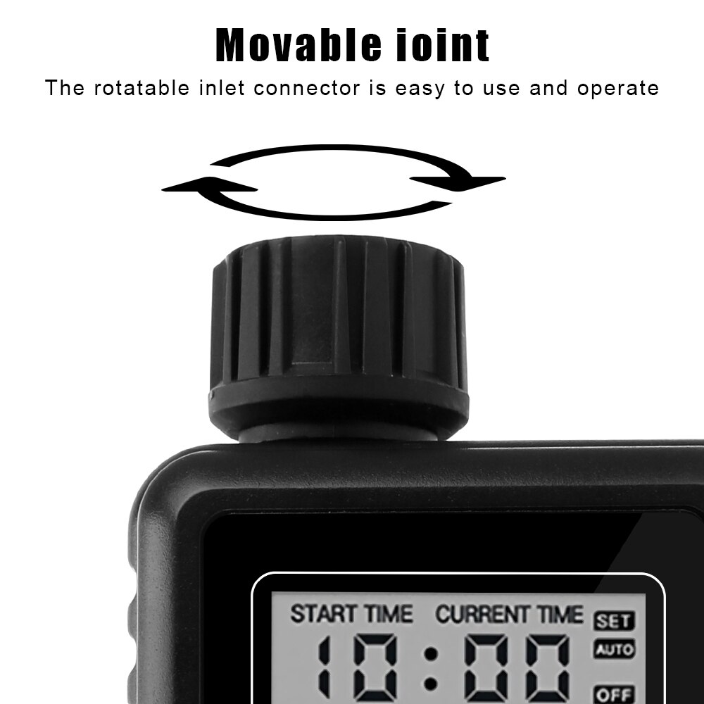 Automatic Irrigation Water Timer 9 Separate Timing Program With LCD Screen Sprinkler Controller Electronic Irrigation Regulator