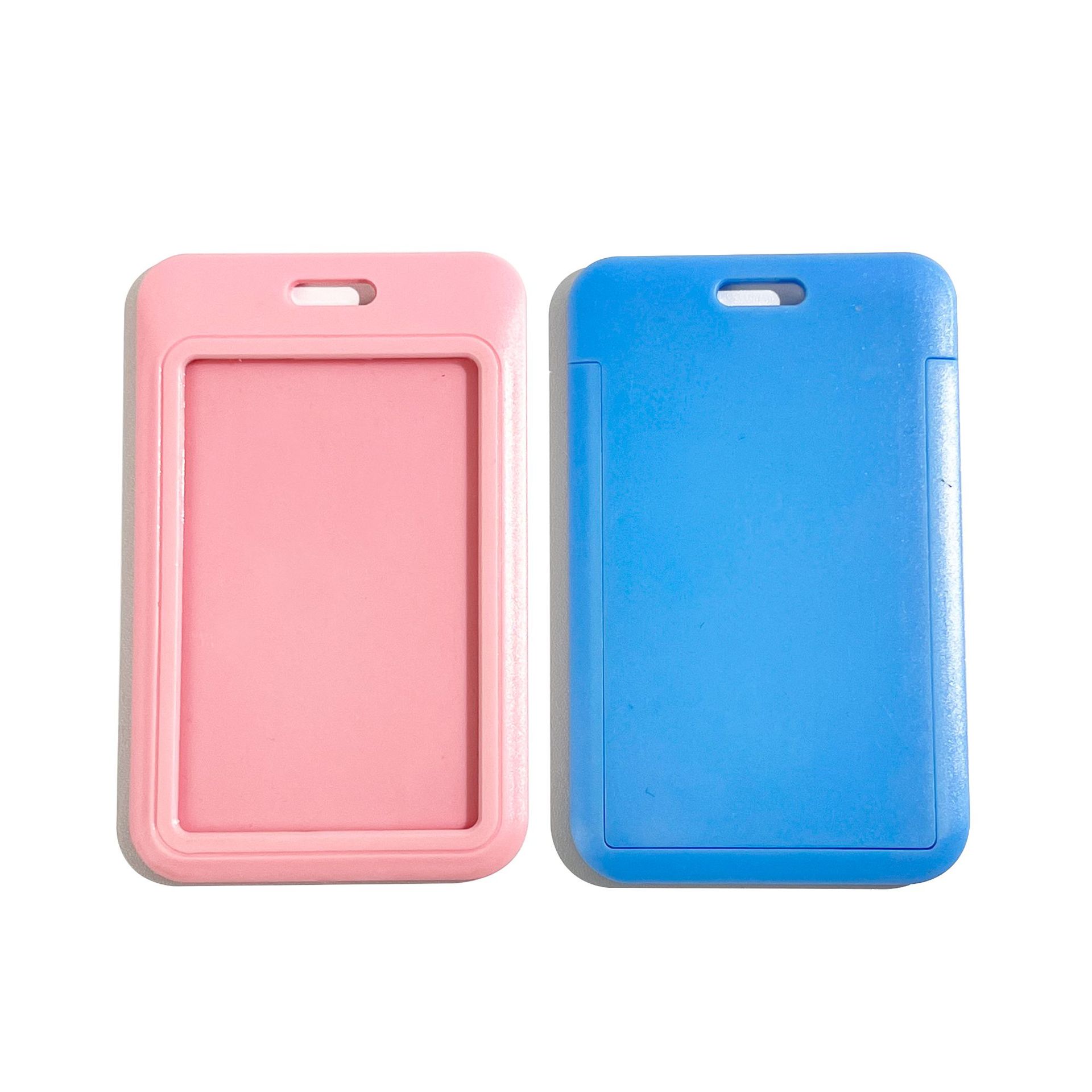 Suporte de crachá de identificação com carretel de crachá porta-cartão retrátil chaveiro nome crachá clipe de manga de cartão de identificação