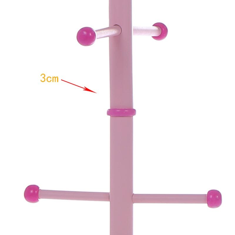 138cm 6 ganchos crianças cremalheiras de pano do revestimento, assoalho de pé mobília do salão, roupa de madeira simples shlef, suportes da sala de estar do quarto