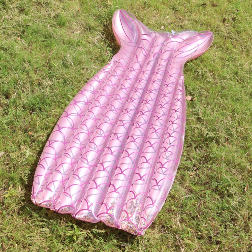 1PC Fish Tail Shape Float Bed Inflatable Floating Bed for Girls Students