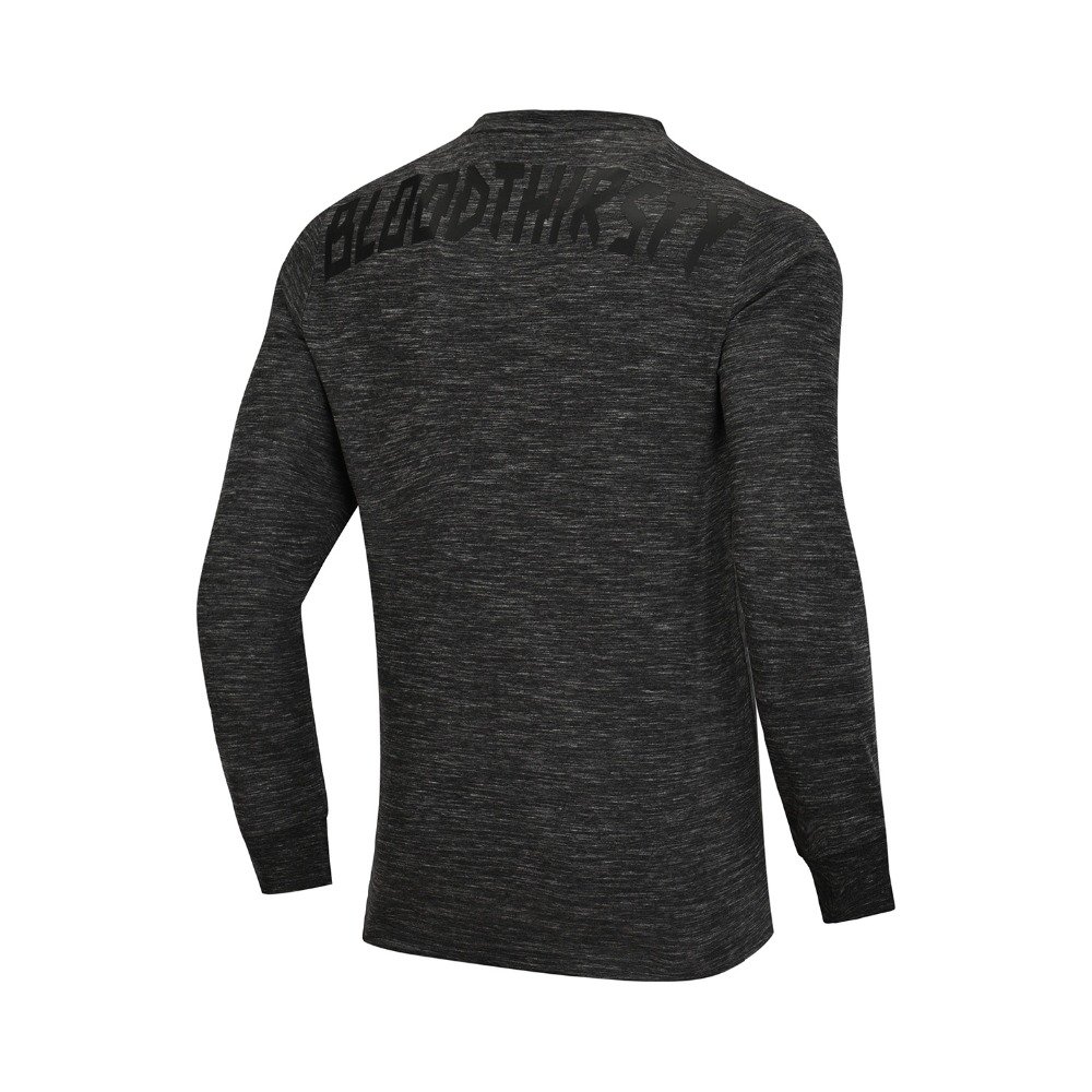 Li-ning mænd basketballserie sweater regular fit hættetrøje 74%  bomuld 26%  polyester foring komfort sportstoppe awdn 327 cjas 18