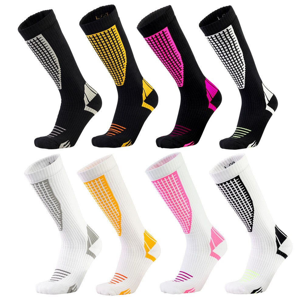 5 pares de calcetines térmicos impermeables largos y cálidos para esquí espesos para deportes de invierno, transpirables, esquí, snowboard, 24 estilos