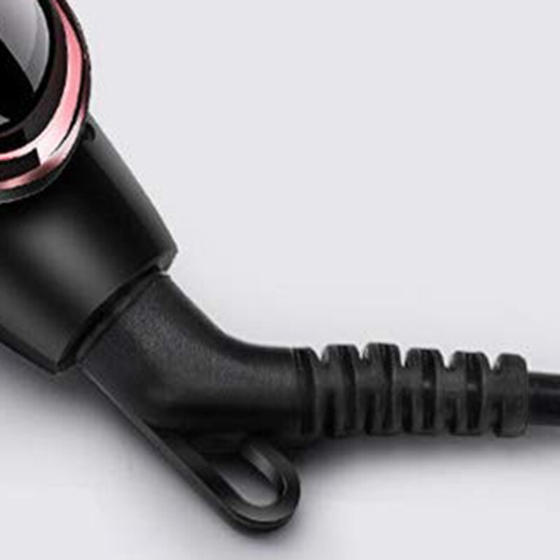 Stijltang Voor Steil Haar Krullend Haar Droog-Nat Dual Purpose Flat Iron Led Digitale Rechttrekken (Zwart)