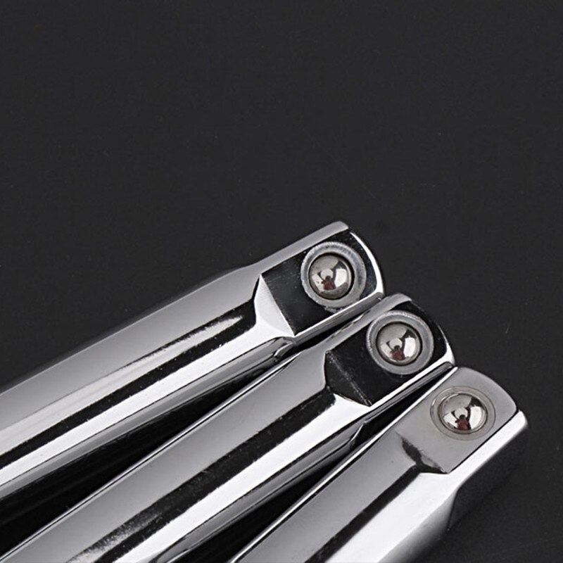 Socket Ratchet Wrench Extension Bar 1/4" 50/100/150/250mm Ratchet Wrench Socket Extender Hand Adjustment Hand Tools