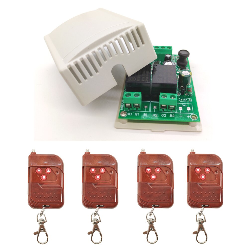 Universal Motor Wireless Remote Control Switch Motor Controller Forward And Reverse DC 12V-48V For Motor/Linear Actuator: Package D