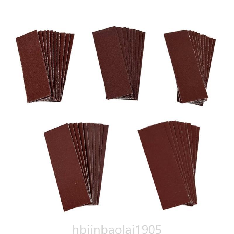 E74E 160pcs Detalle papel lija seca para micro senera detalle Herramienta lijado Pulido espacio estrecho