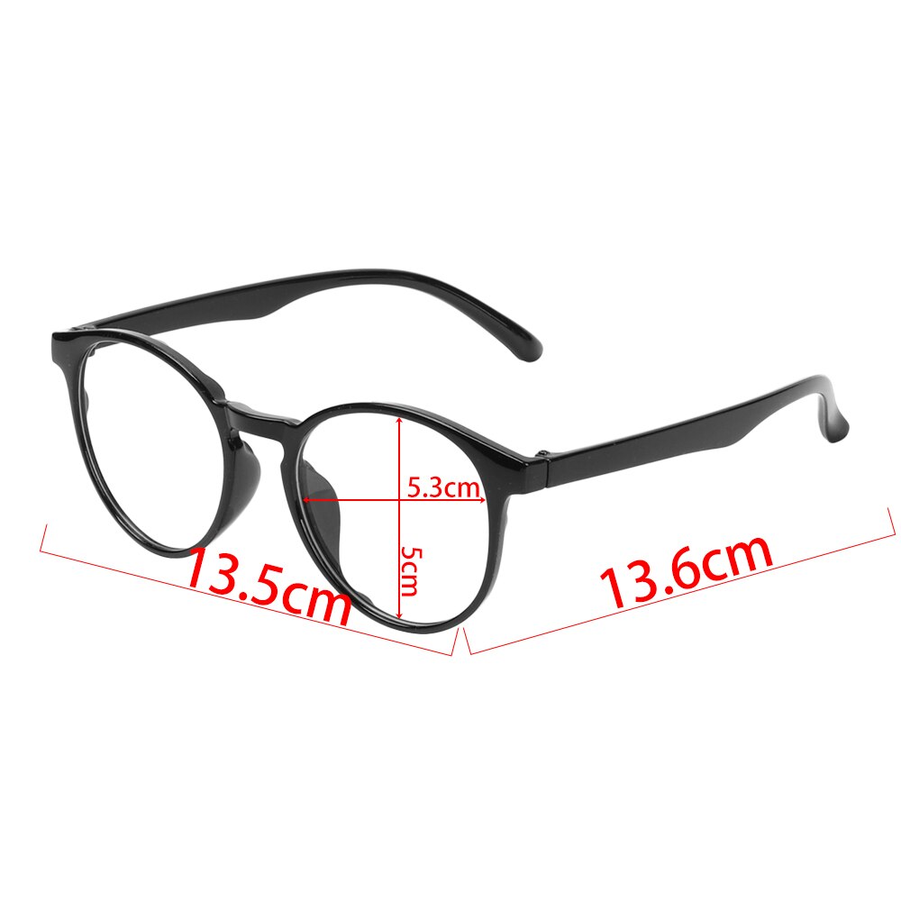 Computer Classic Transparent Round Glasses Anti Blue Glare Frame Clear Lens Myopia Glasses Vintage Eyeglasses Optical Spectacle