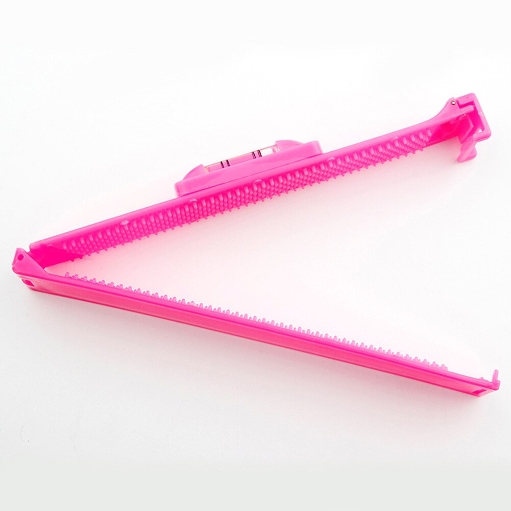 DIY Frauen Randbereich schneiden-Werkzeug Haar Trimmer Haushalt Haarschneidemaschine Kamm Führer Für Haar Knall Ebene Herrscher Haar Zubehör: 1 Stck Rosa