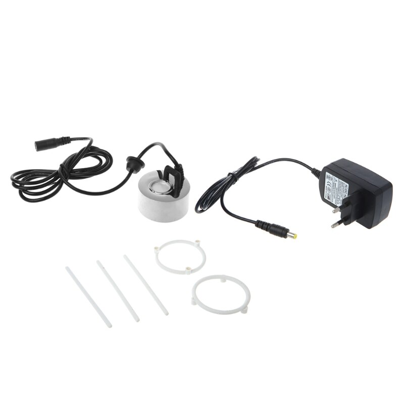 Ultraschall Nebelmaschine Mit 12 LED - Mini Vernebler Für Brunnen, Teiche & Halloween-Deko