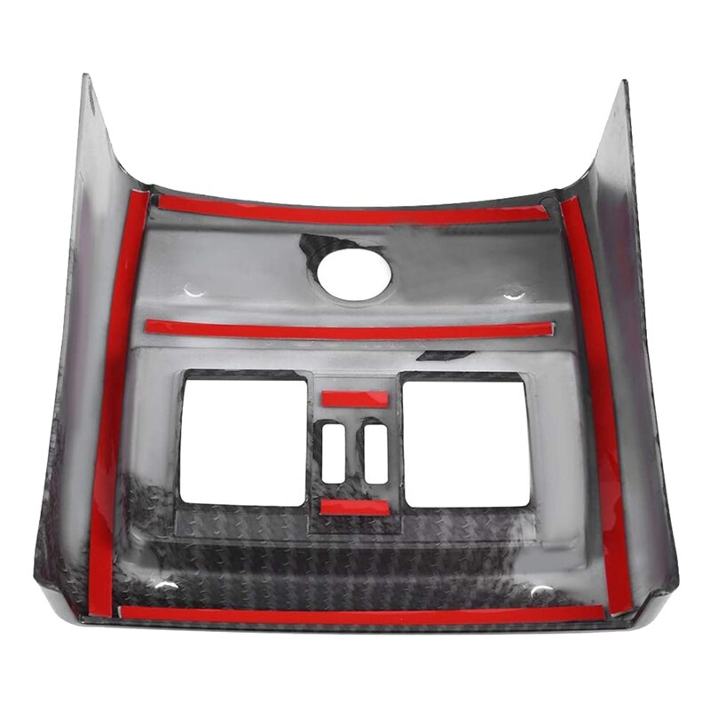 Couverture de ventilation de climatisation de siège arrière en Fiber de carbone, garniture pour BMW série 3 4 F30 F34 –
