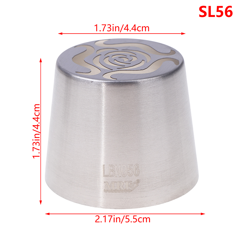 1Pc Stainless Steel Russian Piping Tips Christmas Cake Icing Frosting Nozzles For Cupcake Decoration DIY Kitchen Baking Tool: black