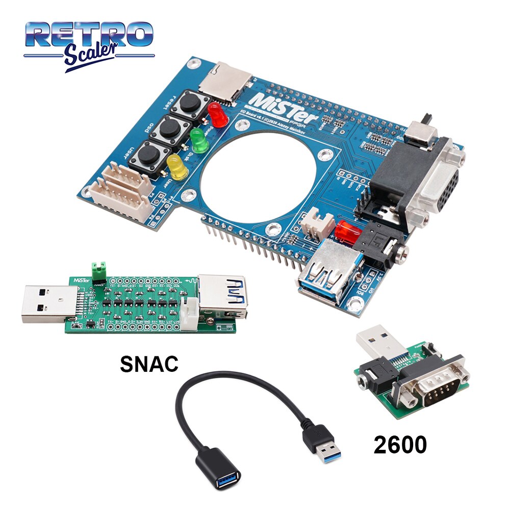 RetroScaler Manuelle Schweißen v 6,1 Mister I/O Board Analog Interface Unterstützung SNAC für Mister FPGA: IO-SNAC-2600