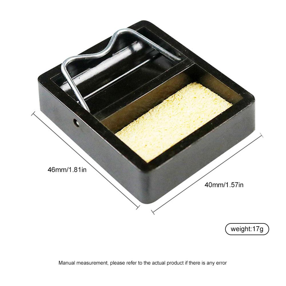 1PCS Electric Soldering Iron Stand Metal Support welding Station Holder With Solder Sponge Electrical Working Soldering Kit Tool