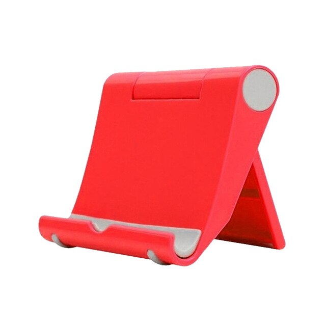 praktisch Tabelle Stehen 7 Farben Telefon Halfter Einstellbare Stativ Kunststoff Faltbare Universal- Nicht-Unterhose Telefon Tisch Stehen Halfter: F