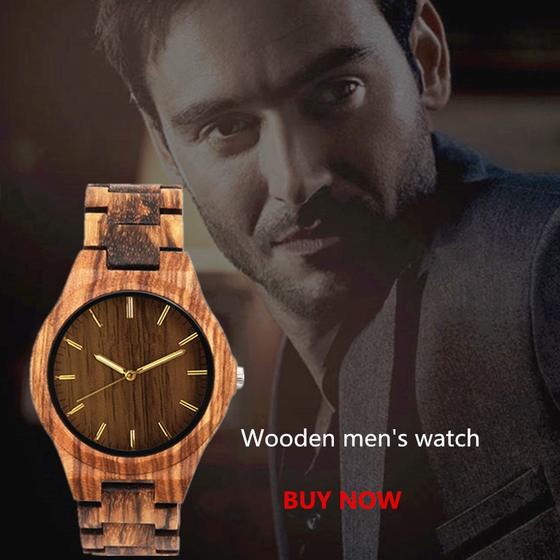Houten horloge mannelijke gents horloges clok mannen relogio masculino luxe mannen VOOR mannen souvenir relogio horloge