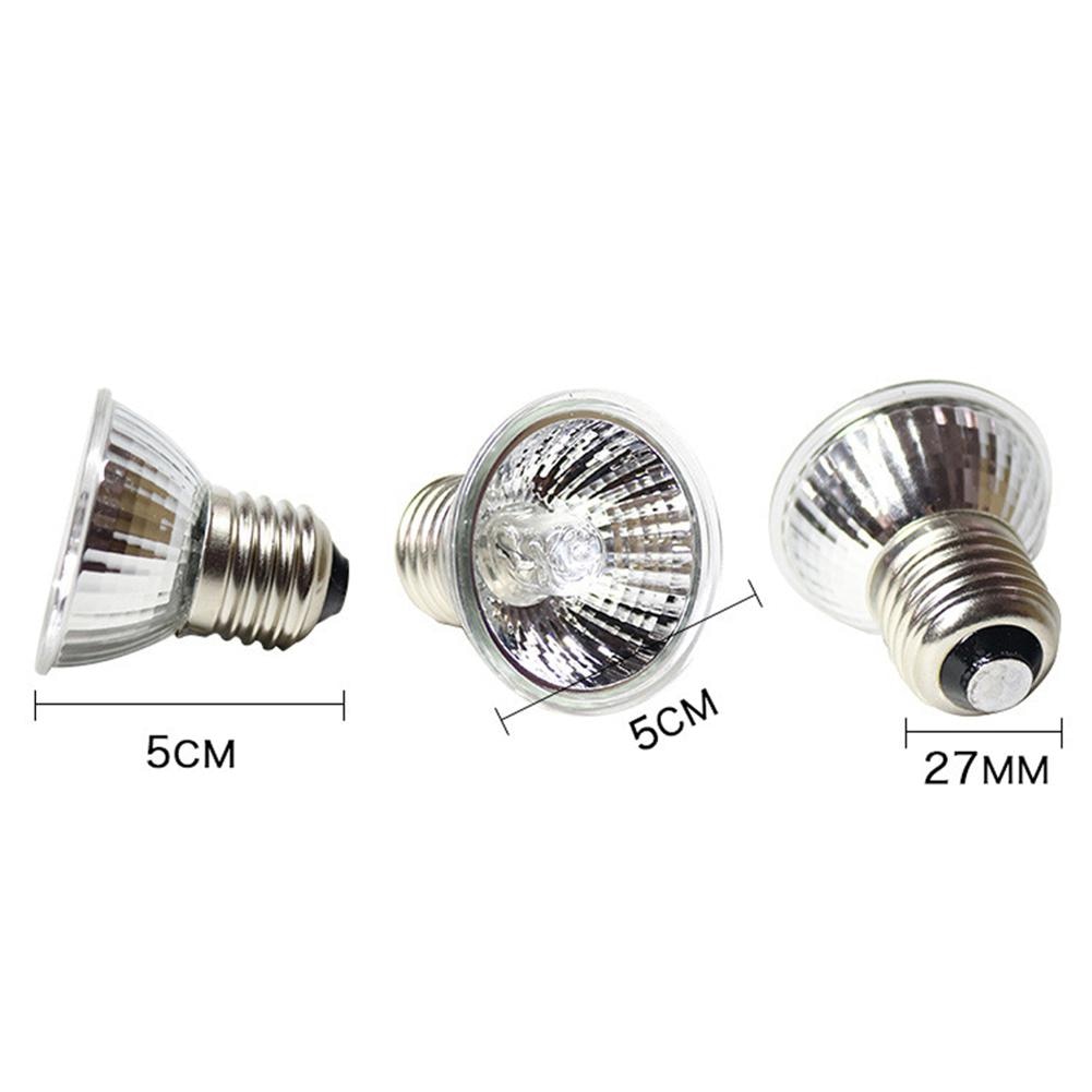 UVB 3.0 Reptile Lamp Bulb Turtle Basking UV Light Bulbs Heating Lamp Amphibians Lizards Temperature Controller