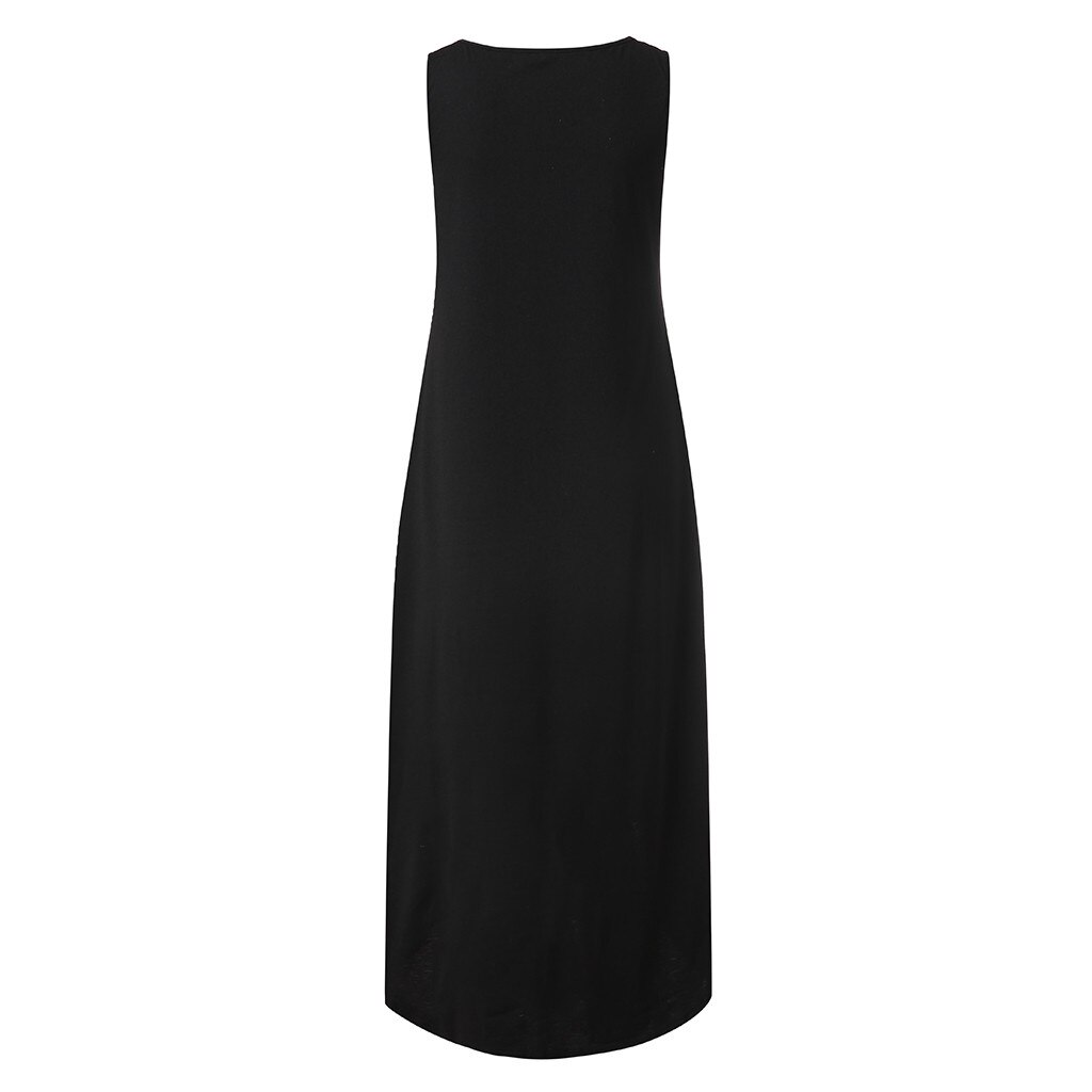 Vestido largo playero de gasa para mujer, caftán de gasa negro para mujer, Pareo de talla grande, ropa de playa sin mangas, túnicas de playa