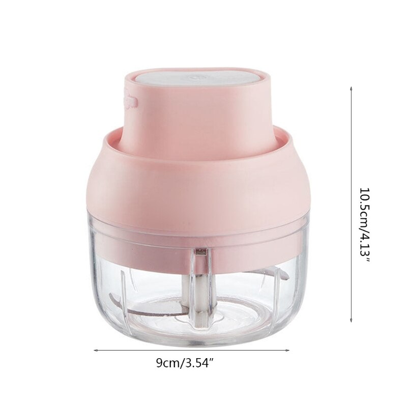 Elektryczny mini rozgniatacz robić czosnku robot kuchenny wyciskacz robić czosnku maszynka robić mielenia mięsa przenośny USB A0NC