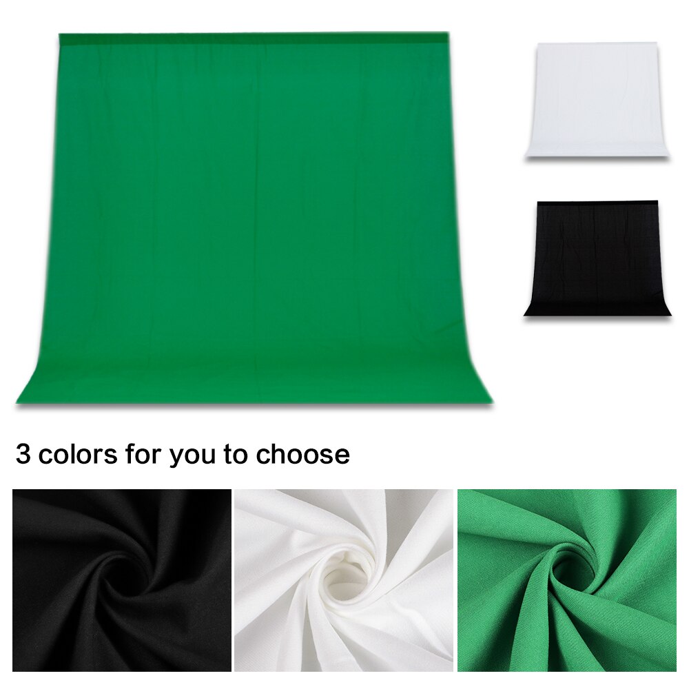 Background Backdrops Studio Photo Green White Black Solid Screen Chroma Key For Photography Shooting Background Cloth Projection