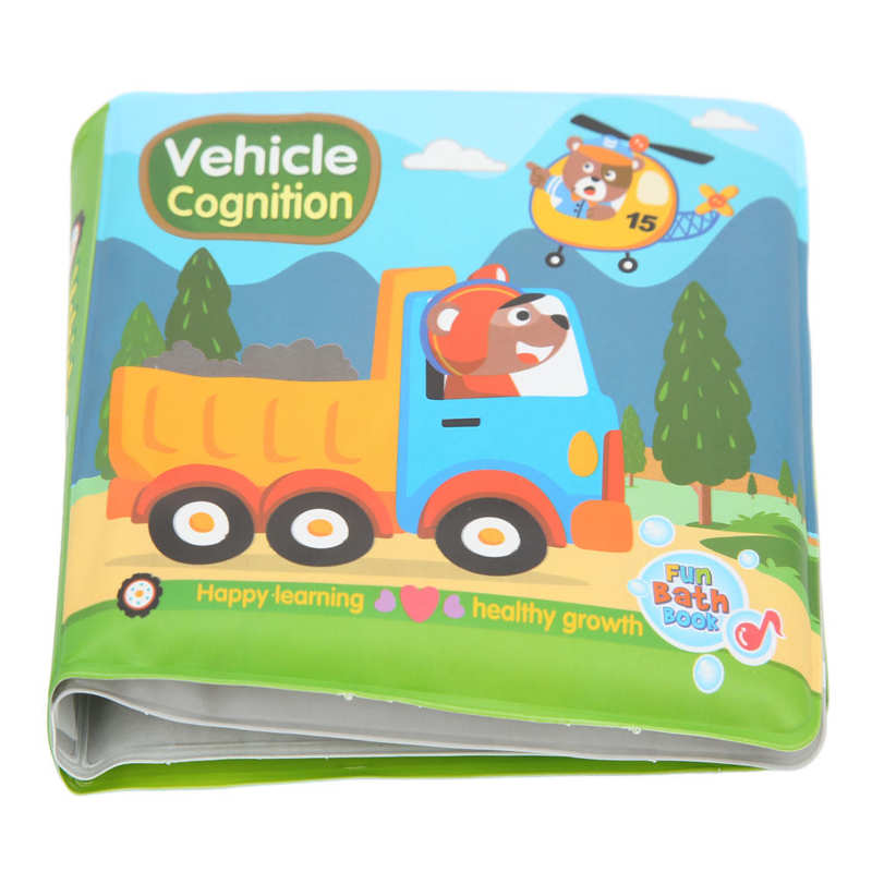 Infant Bath Book EVA Foam Bath Book for Bathroom for Bedroom for Travel: Traffic B103D