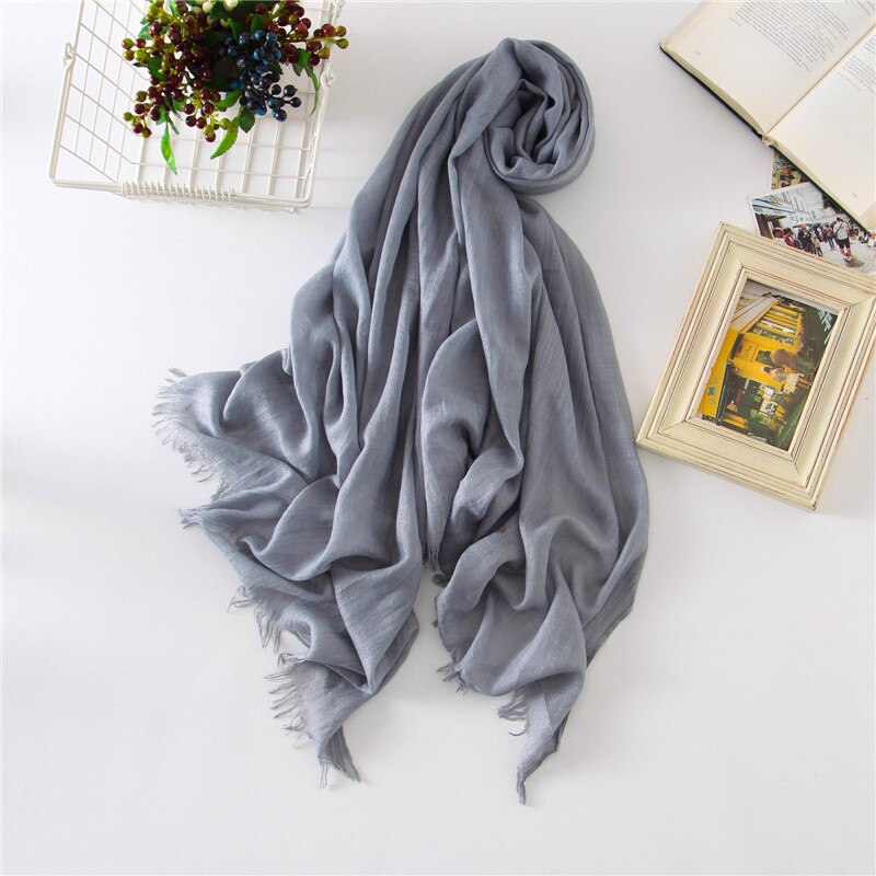 Effen winter dames katoenen sjaal pashmina sjaals warme dekens omslagdoeken dames foulard bandana merk sjaals sjaals hijab