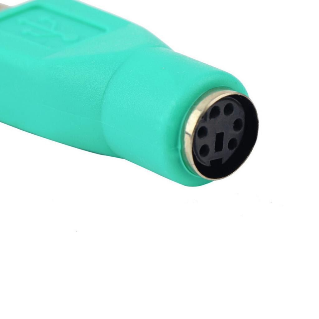 1 paire USB prise mâle à 6 broches Mini DIN Jack PS2 prise femelle convertisseur pour USB clavier souris adaptateur
