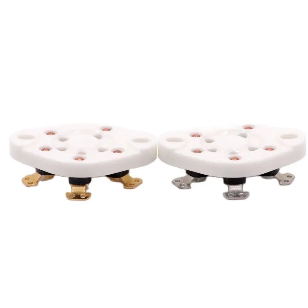 1PC 5pin Ceramic Tube Socket for 807 24 27 37 46 47 56 76 FD422 WE272A WE311A Hifi Vintage AMP DIY Panel Chassis Mount