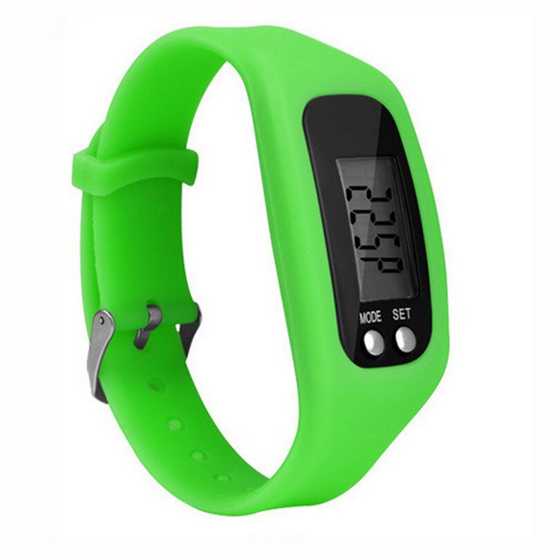 Sports Pedometer Running Step Counter Walking Distance Calorie Counter Pedometer Digital Tracker LCD Fitness Watch Bracelet: D