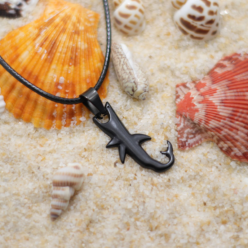 24 cm marine dyr mantahai hval halskjede menn choker krage strandsurfing hals tilbehør anheng smykker for ham