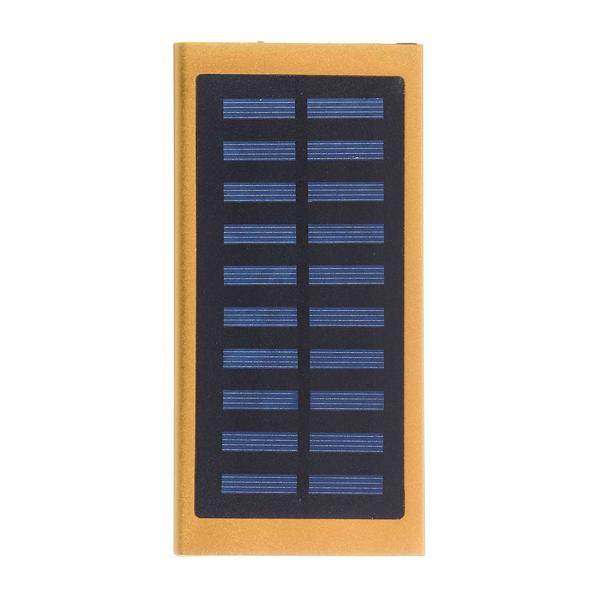 Draagbare Power Bank 50000 Mah Externe Batterij 2 Usb Led Powerbank Mobiele Telefoon Solar Charger: Golden