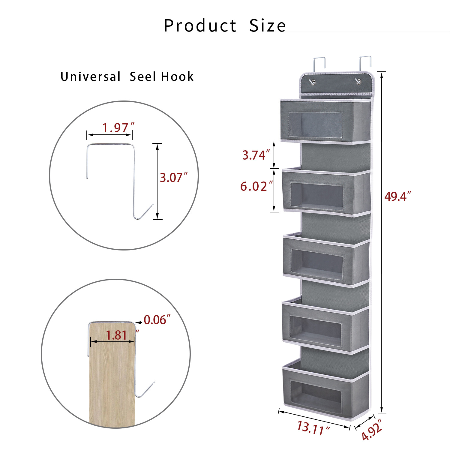 Vlies Tür hängen Tasche hängen Kleider schrank Tasche Schlafsaal nach Hause Zauberstab Aufbewahrung tasche Organizer Schlafzimmer Schrank Veranstalter