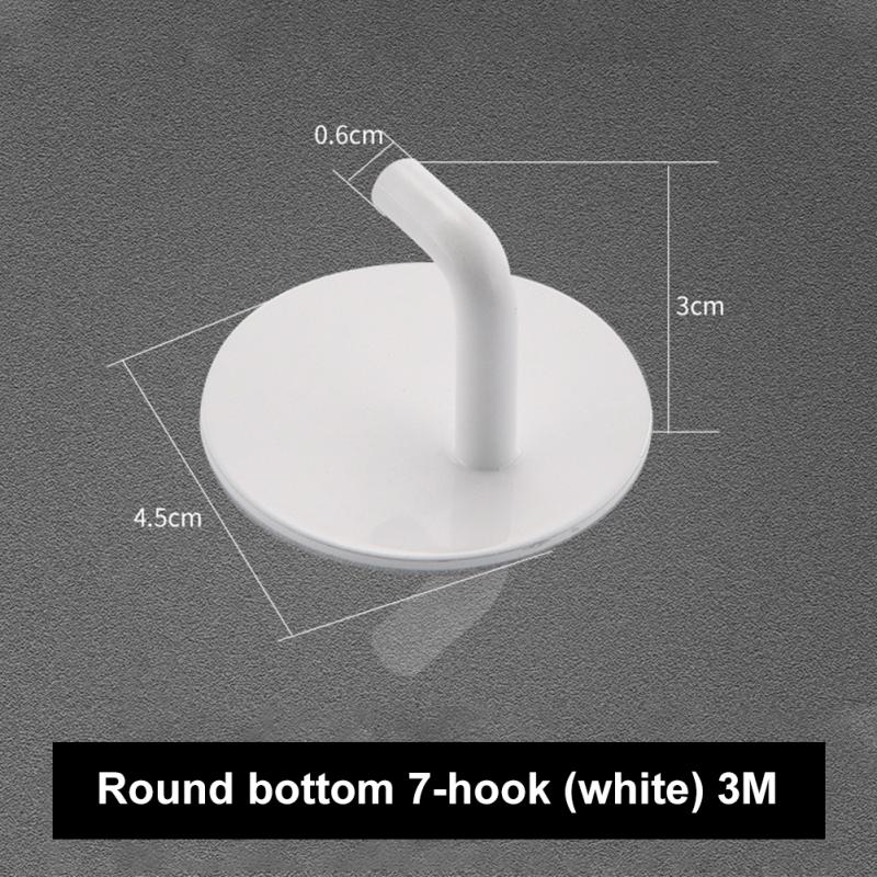 Haki ścienne ze stali nierdzewnej samoprzylepne breloczki wieszak na ręczniki kuchnia łazienka schowek na ścianę wieszaki haczyki gospodyni na ścianie: 03