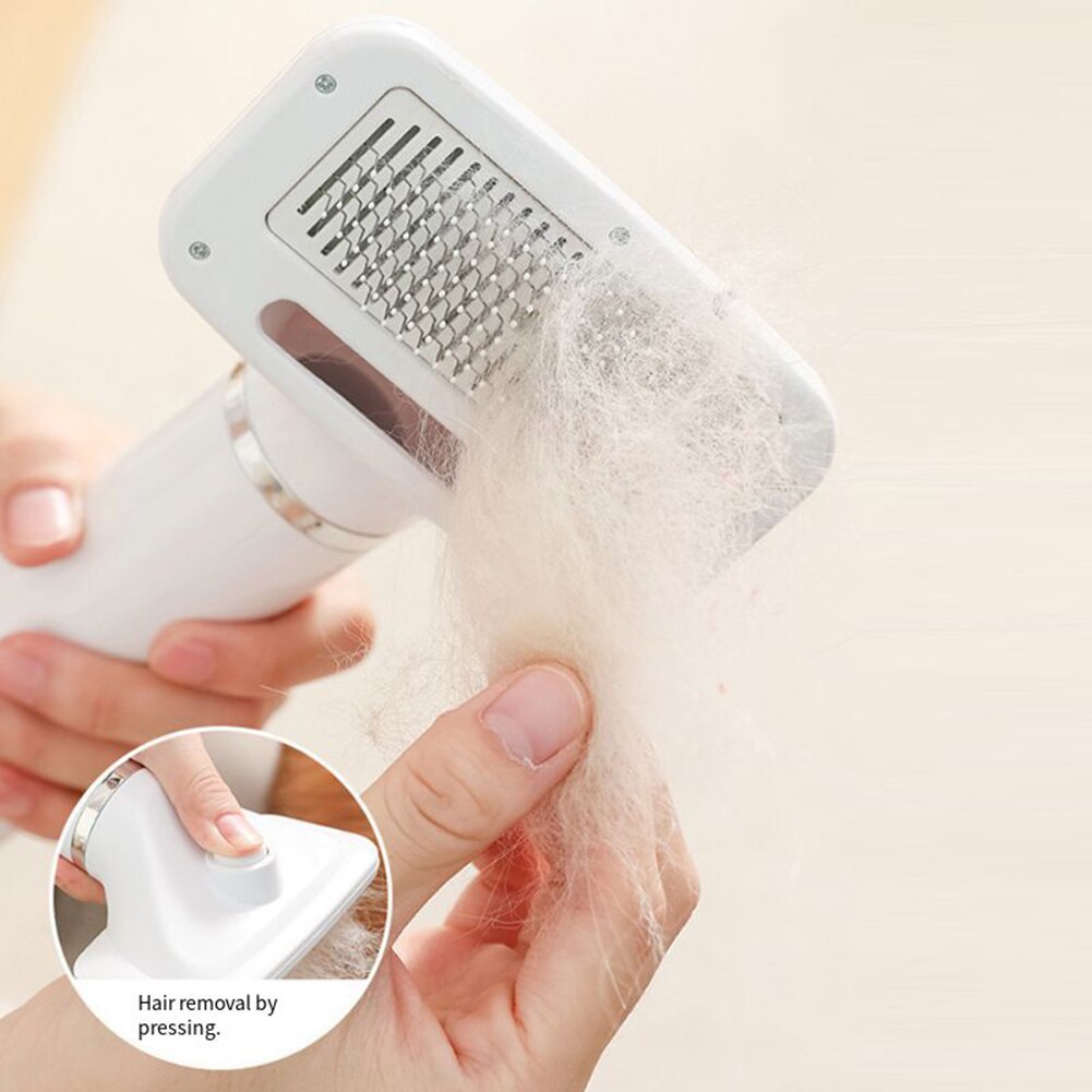 Sèche-cheveux Portable 2 en 1 pour chiens, peigne de toilettage, brosse, souffleur de fourrure, température réglable, faible bruit, fournitures pour animaux domestiques