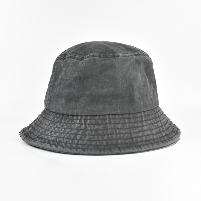 Ensfarget vasket cowboy fiskerhatt damer utendørs solhatt Brann årstider seksjon elskere allround bøttehatt: Stil 4