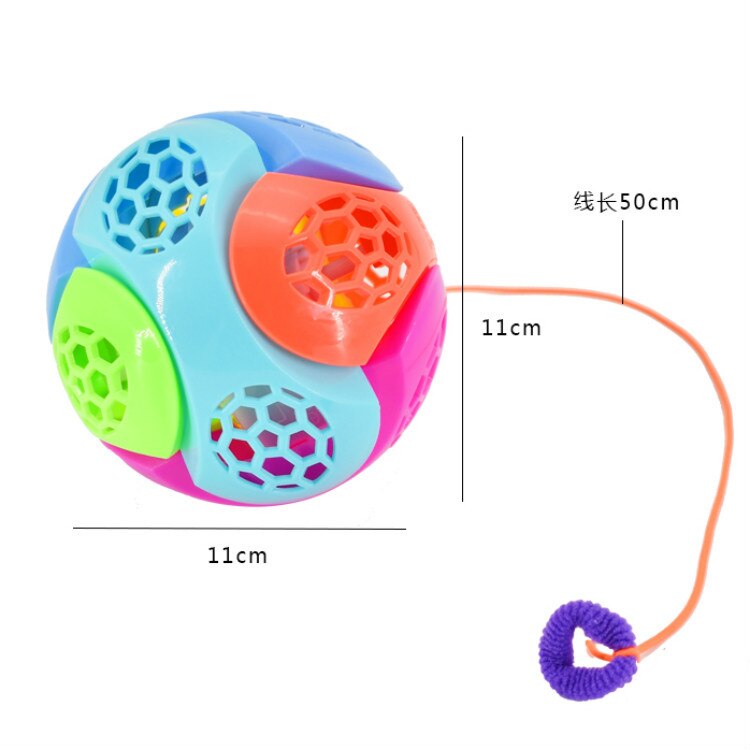 Regenbogen spleißen dance ball spielzeug flash musik dance ball DIY montage dance ball