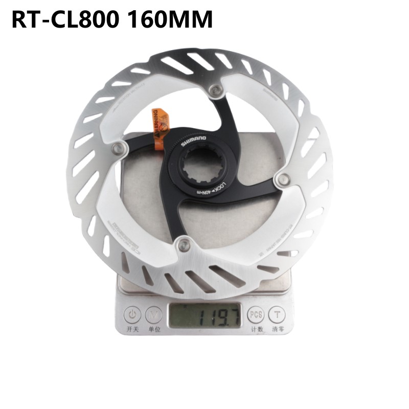 Rotor de disco de bloqueo central Shimano XTR RT MT900 DEORE XT SLX MT800 RT CL800 CL900 RT70 Rotor de disco de freno hidráulico Dura Ace para bicicleta: Castaño