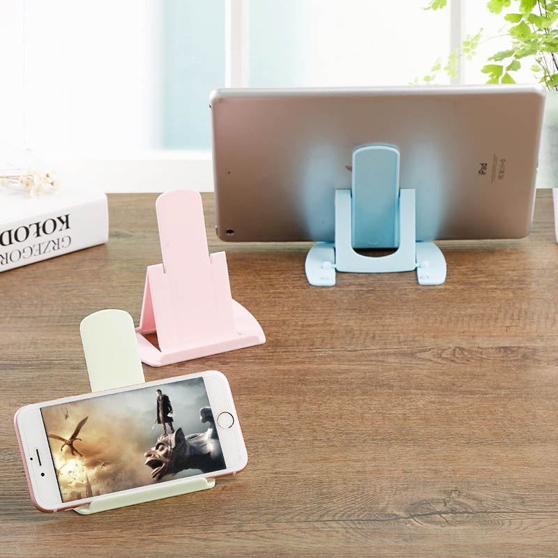 Suporte dobrável para smartphone, suporte portátil de plástico multiângulo para celular 1 peça