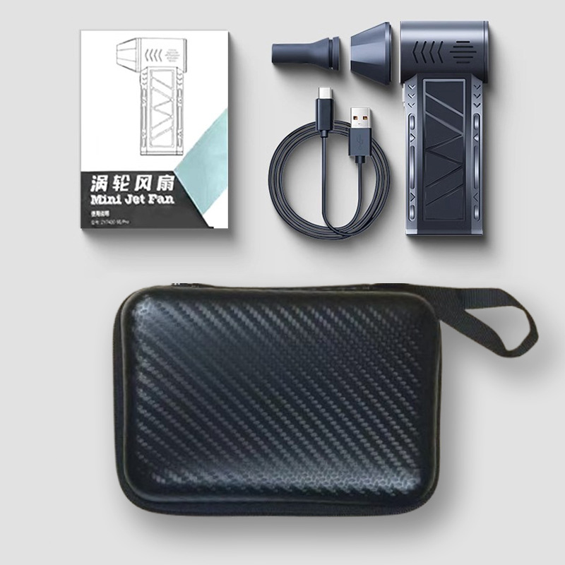 Xiaomi X3 Violent Blower Turbo Jet Fan 130000RPM Handheld Brushless Motor 3nd Generation Wind Speed 52m/s industrial Duct Fan: Yellow