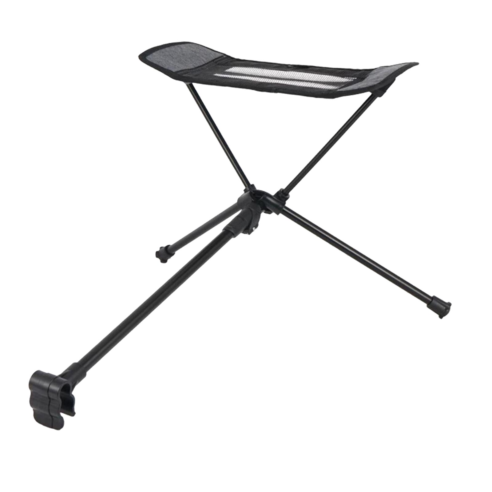 Portable Folding Footstool Camping Fishing Chair Footrest, Anti-skid Retractable Leg Chair Stool for Camping BBQ Fishing Picnic