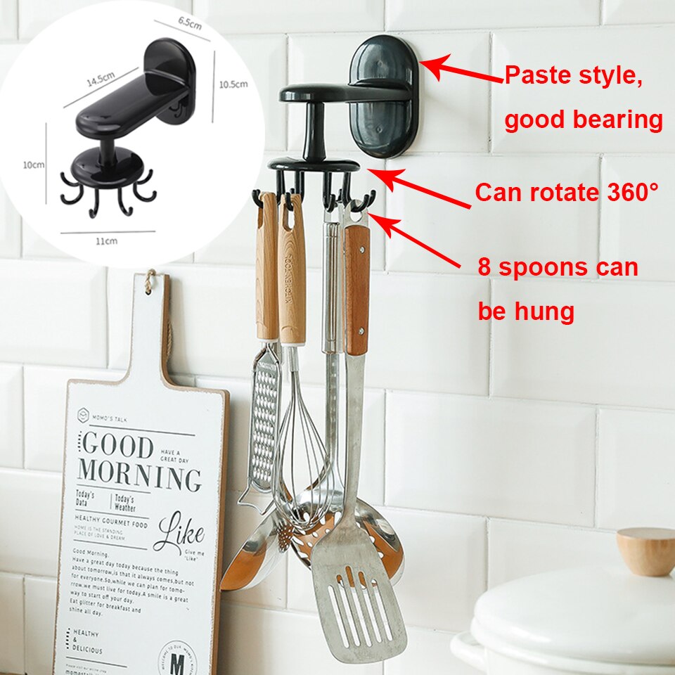 Transhome-ustensiles de cuisine en Silicone, spatule de cuisine, grattoir de cuisine, viande, œufs, pelle à Pizza large, outil de cuisine antiadhésif: utensils rack C
