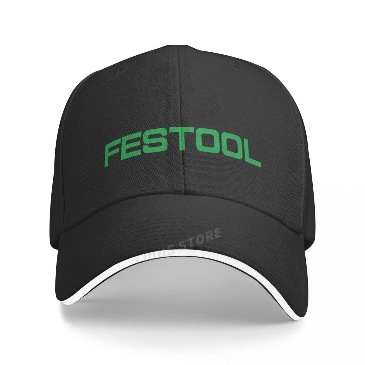Festool Tools Baseball Caps Unisex Casual Festool Hats Cotton Adjustable Cap: black