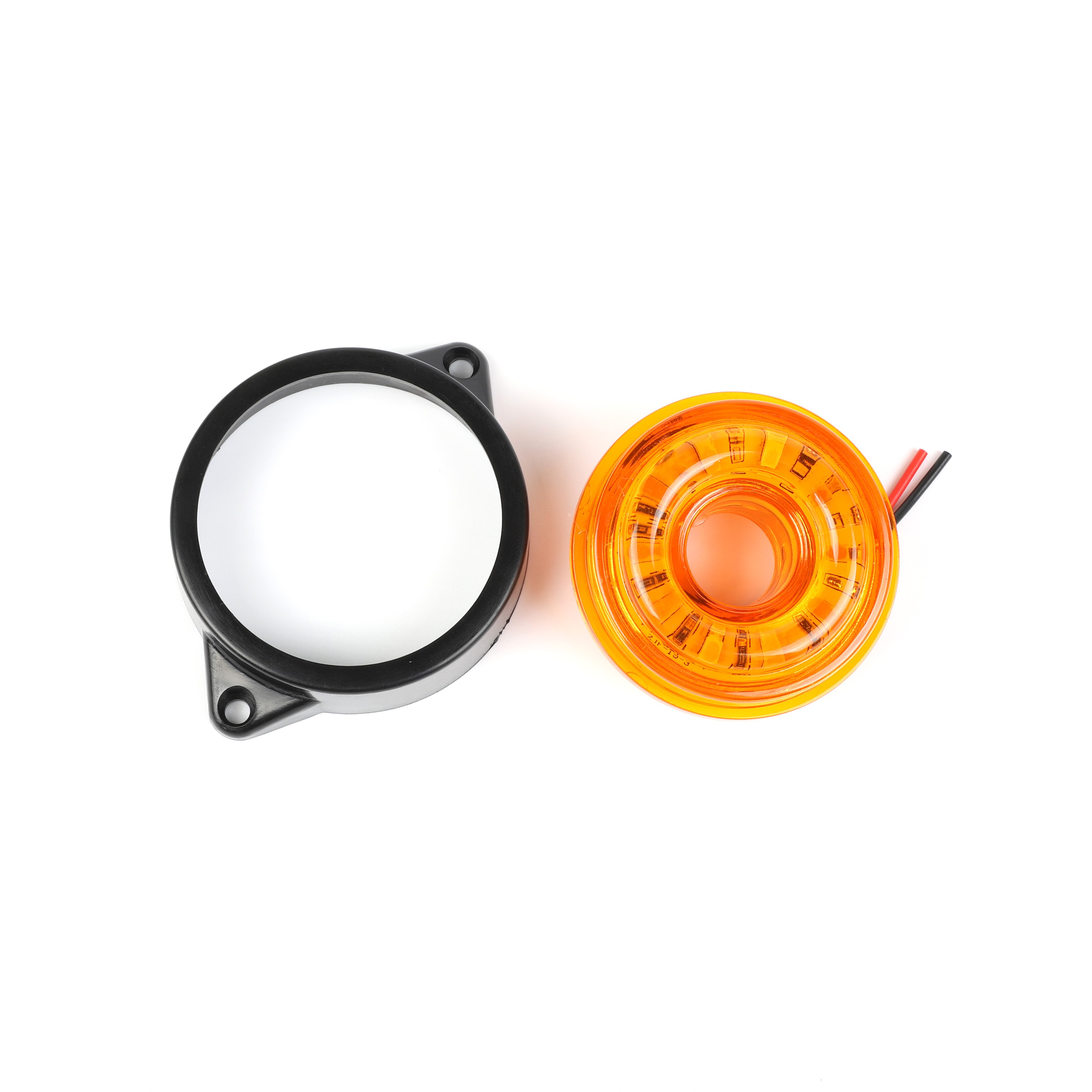 10 Pcs Gele Vrachtwagen Licht 24V Auto Stadslicht Auto Bus Truck Wagons Side Marker Indicator Trailer Licht side Lamp 12V/24V